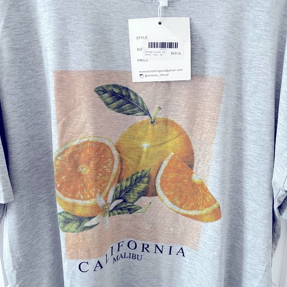 California Malibu oversized tshirt - Picture 2 of 3